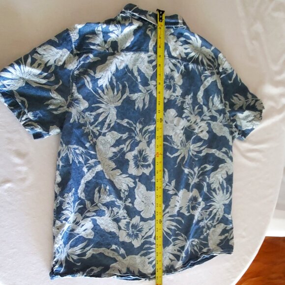 American Eagle Outfitters Men's XXL Slim Fit Tropical Button Down Shirt - Picture 4 of 9